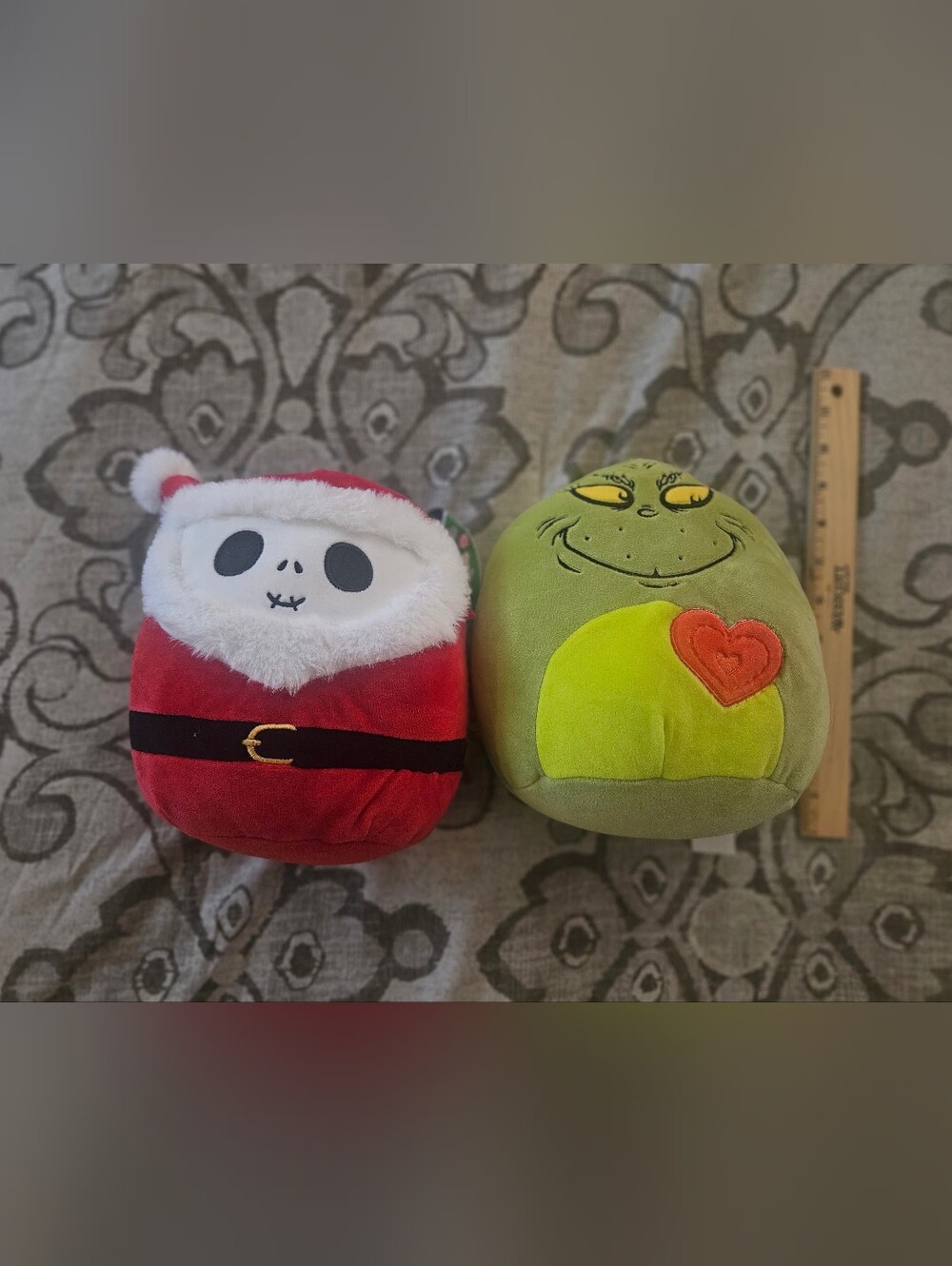 The Grinch & Jack Skellington squishmallows